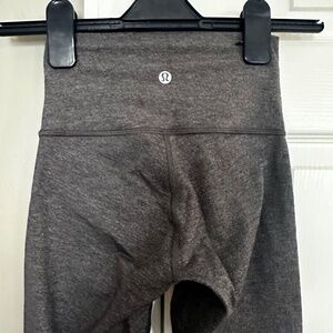 Lululemon Heathered Gray High-Rise Leggings Size 2 Leggings